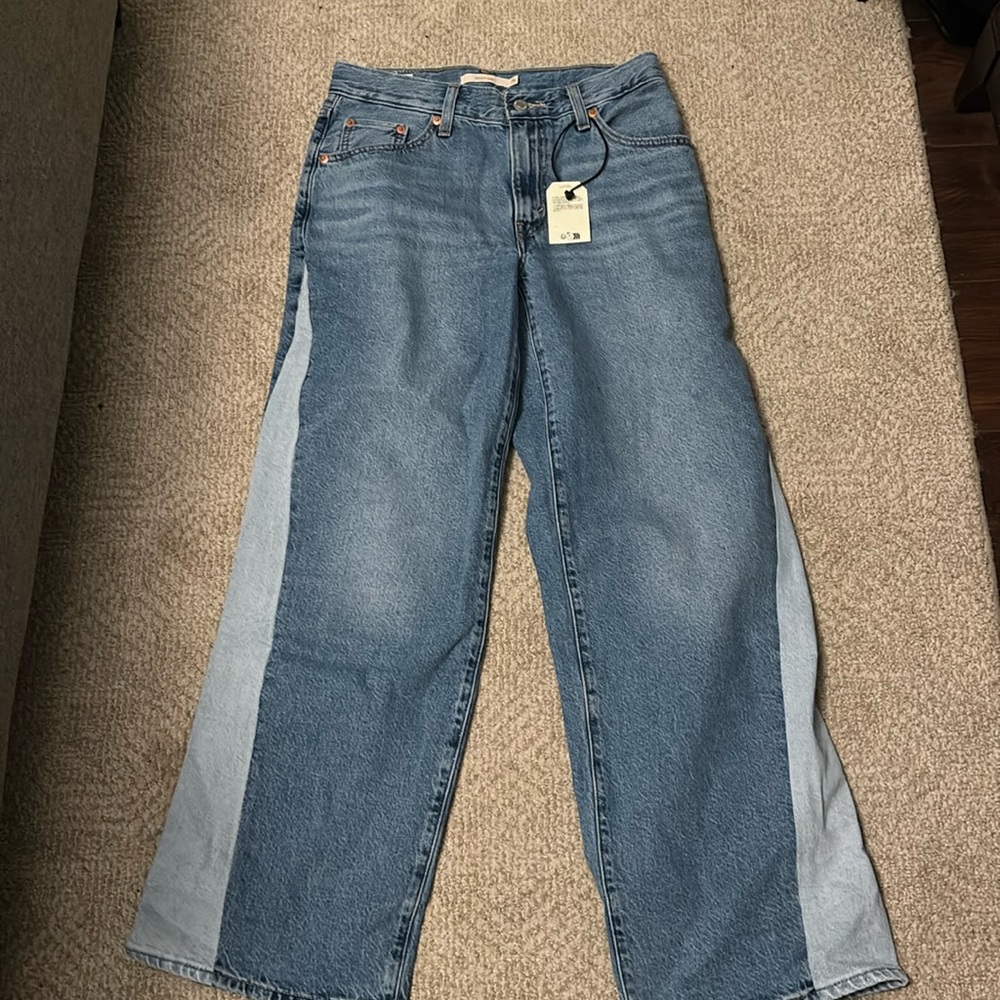 Levi Baggy Dad pieced jeans